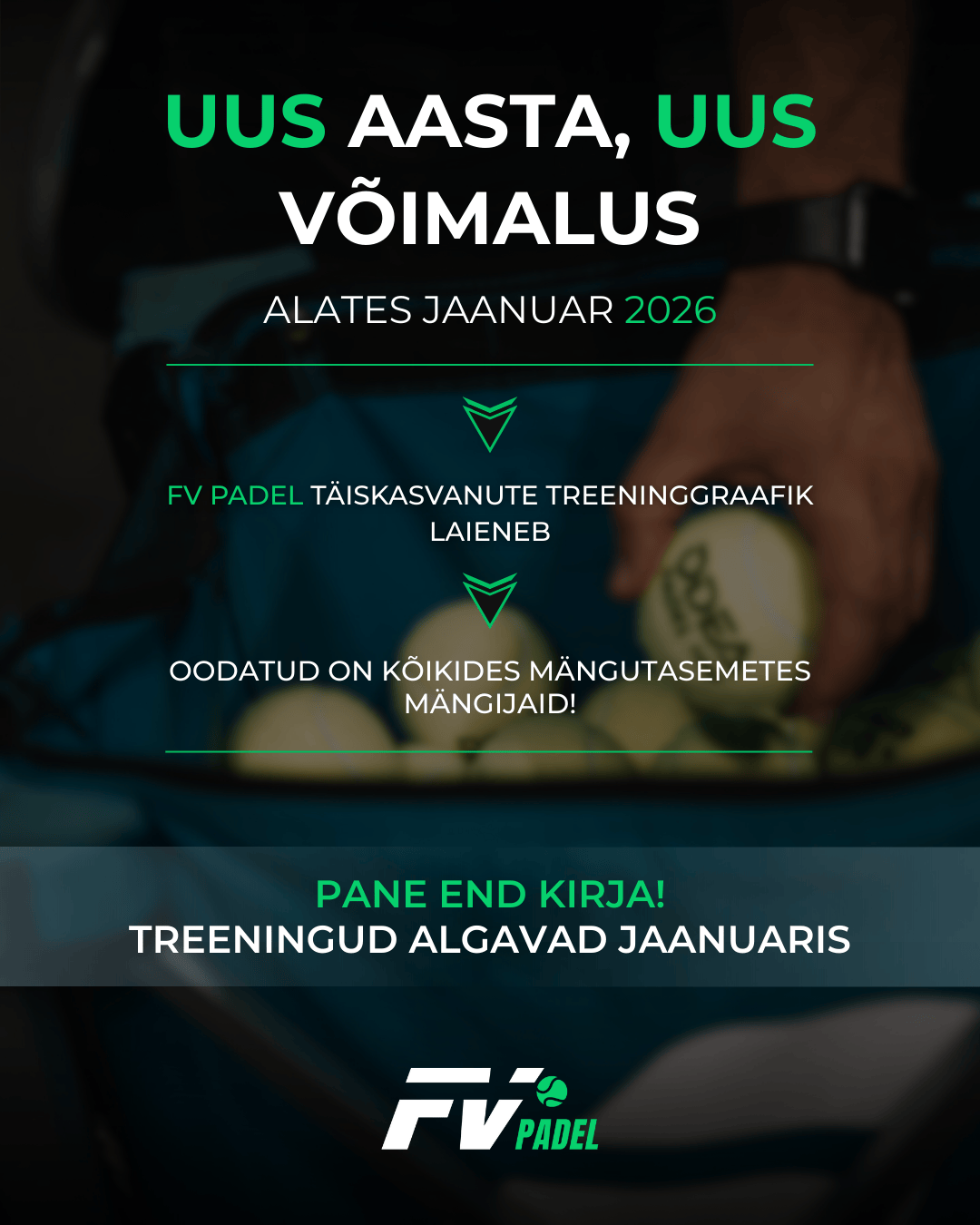 UUS AASTA, UUS VÕIMALUS!