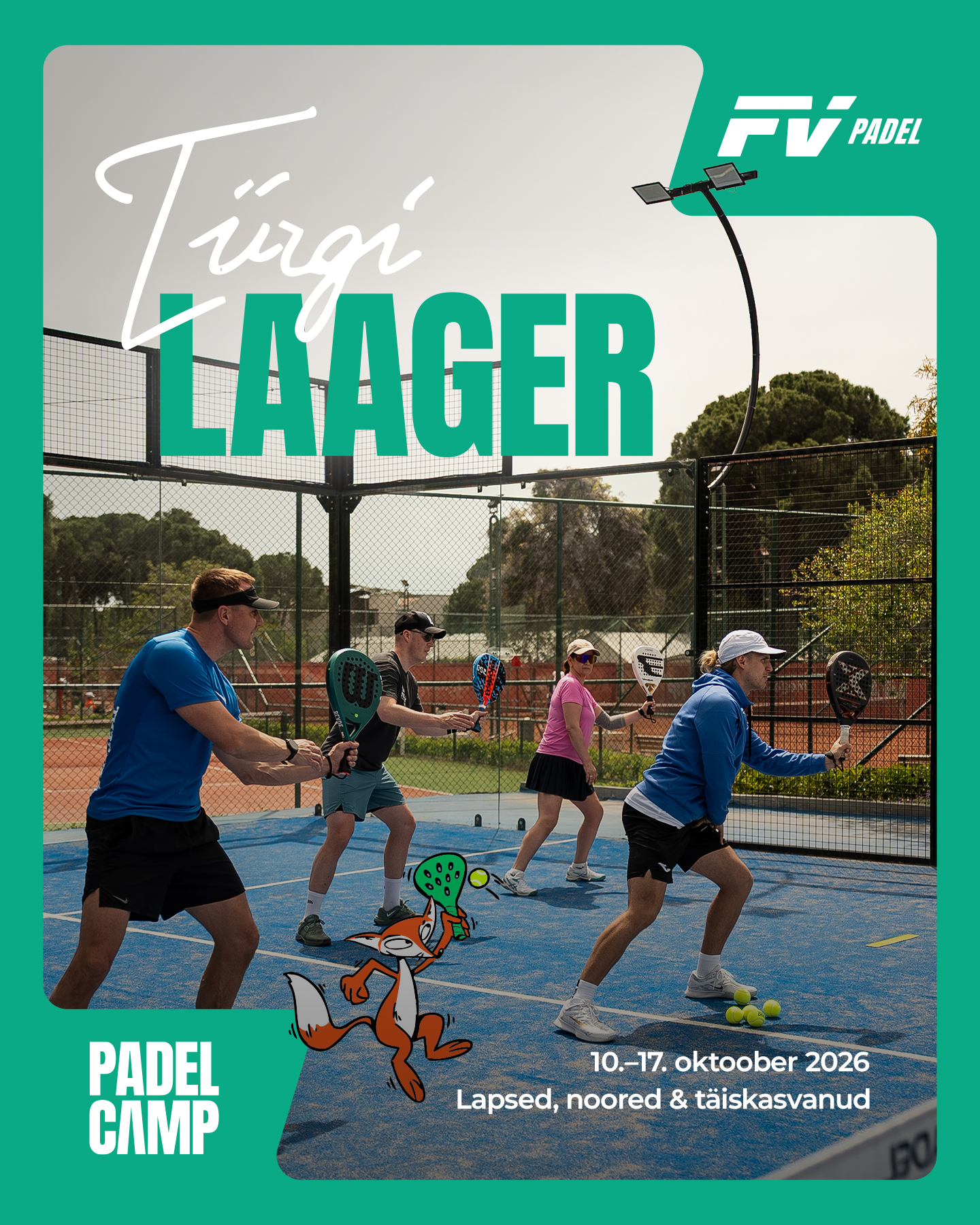 Türgi Padelilaager / Sügis 2026 ✈️